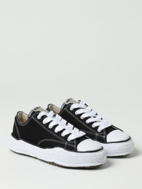 26SS 메종 미하라 야스히로 피터슨 OG 솔 캔버스 로우 A01FW702 Black - MAISON MIHARA YASUHIRO