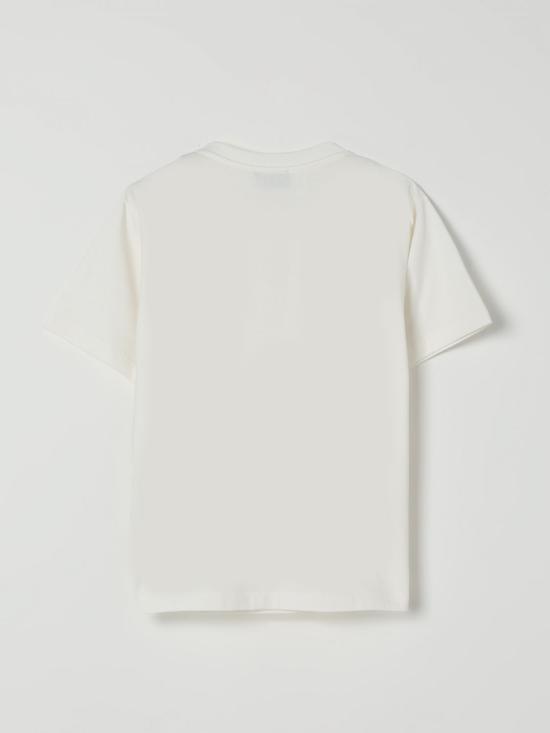 25SS [키즈] 모스키노 티셔츠 HGM060LBA11 10063 White - MOSCHINO