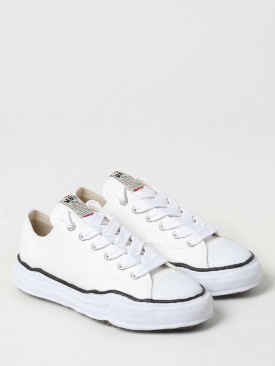 26SS 메종 미하라 야스히로 피터슨 OG 솔 캔버스 로우 A01FW702 White - MAISON MIHARA YASUHIRO