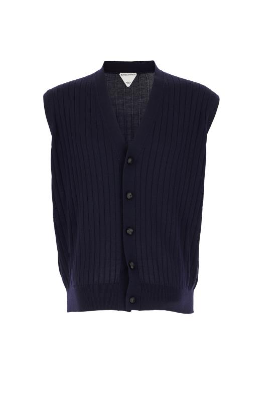 25FW 보테가베네타 니트 베스트 835333V5L70 4140 Blu