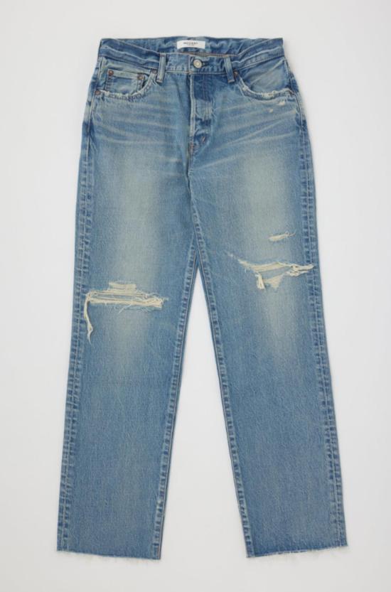  마우지 데님 팬츠 무시 에지미어 스트레이트 진 - MOUSSY