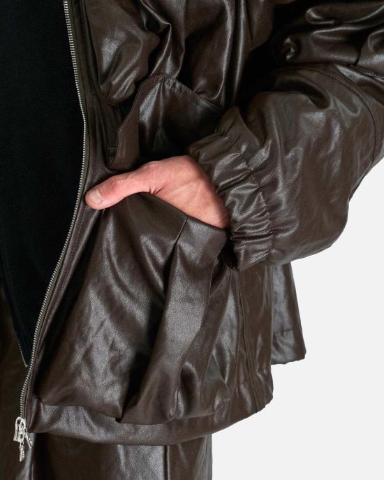  드리스 반 노튼 가죽 자켓 Dries Van Noten Vow Bis 재킷 - DRIES VAN NOTEN