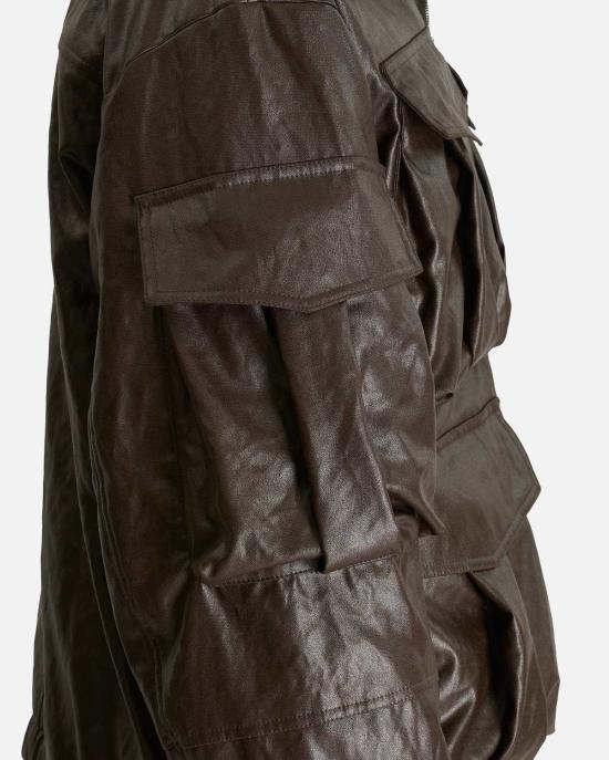  드리스 반 노튼 가죽 자켓 Dries Van Noten Vow Bis 재킷 - DRIES VAN NOTEN