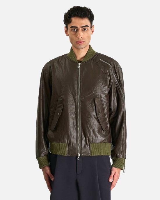 드리스 반 노튼 가죽 자켓 Dries Van Noten 빌모리 재킷