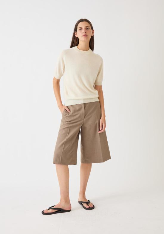  데미리 뉴욕 반팔 티셔츠 데밀리 이렐리아 캐시미어 탑 - DEMYLEE