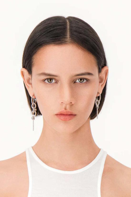  저스틴 클렌퀏 이어링 저스틴 클렌켓 에이벨  실버 - JUSTINE CLENQUET