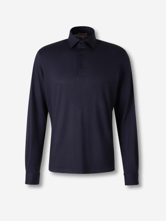 25FW 에르노 폴로 티셔츠 JPL0009UR52068 9200BLUE NAVY BLUE