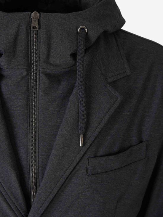 25FW 에르노 스트레치 컴포트 나일론 리조트 블레이저 GA00018UR12742S 9490GRIS Grey - HERNO