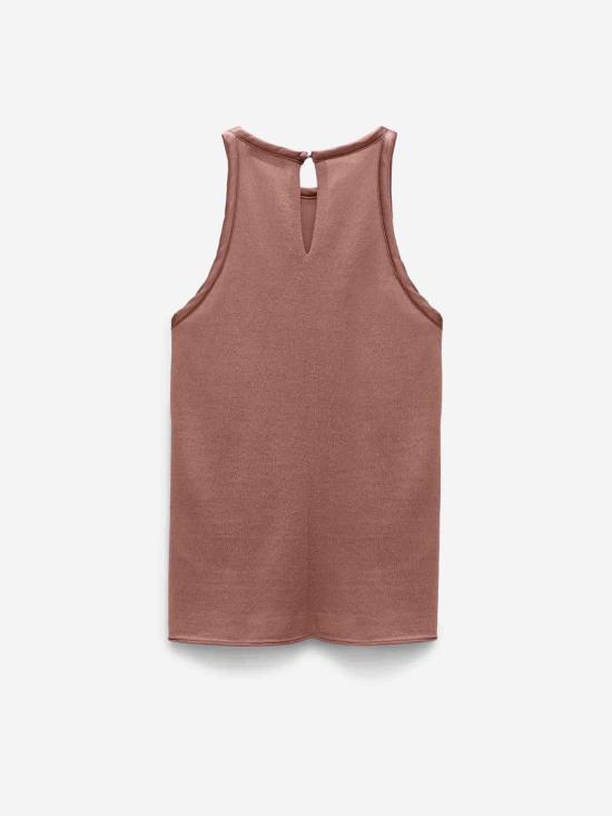 25FW 도로시 슈마허 민소매 티셔츠 252 110501 753burn tan OLD PINK - DOROTHEE SCHUMACHER