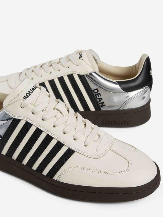 25FW 디스퀘어드2 스니커즈 SNM044201501451 M4134NERO LATTE SILVER STRAIGHT JEANS - DSQUARED2
