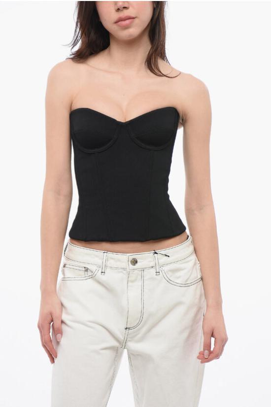  발렌시아가 민소매 티셔츠 725065TNV03 1000 Black