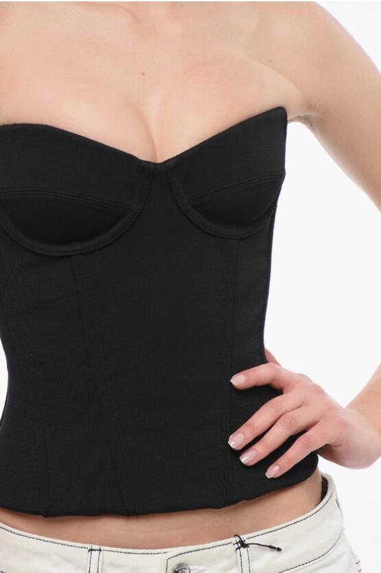  발렌시아가 민소매 티셔츠 725065TNV03 1000 Black - BALENCIAGA