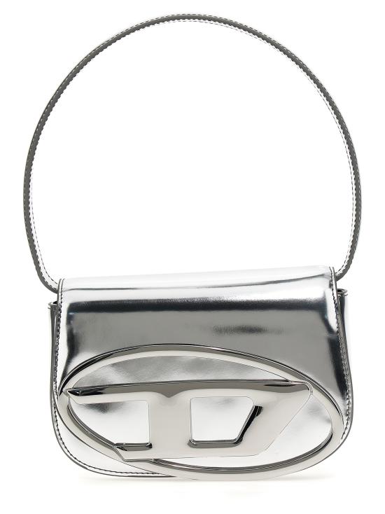26FW 디젤 1DR 숄더백 인 미러드 레더 X08396PS202H0535 Silver