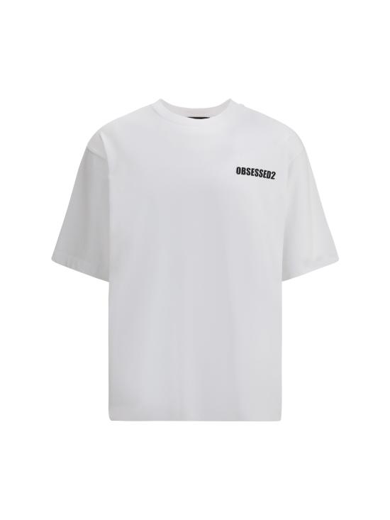 25FW 디스퀘어드2 반팔 티셔츠 S74GD1479D20033 100 WHITE