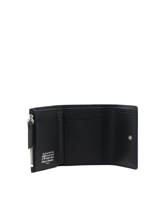 26FW 마르지엘라 지퍼 컴팩트 트라이폴드 지갑 SA3UI0010P4455 T8013 BLACK - MAISON MARGIELA
