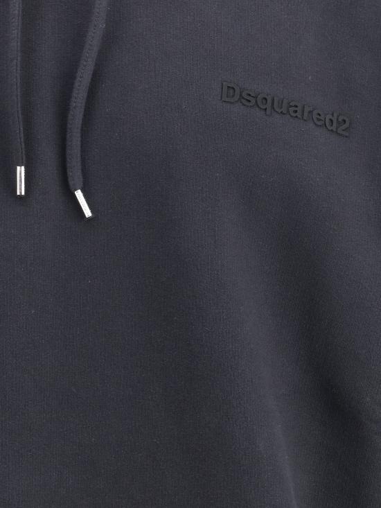 25FW 디스퀘어드2 후드 티셔츠 S74GU0891S25516 900 BLACK - DSQUARED2