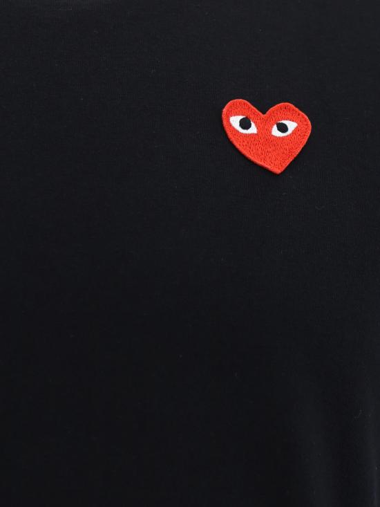 26SS 꼼데가르송 반팔 티셔츠 AXT108051 1 BLACK - COMME DES GARCONS