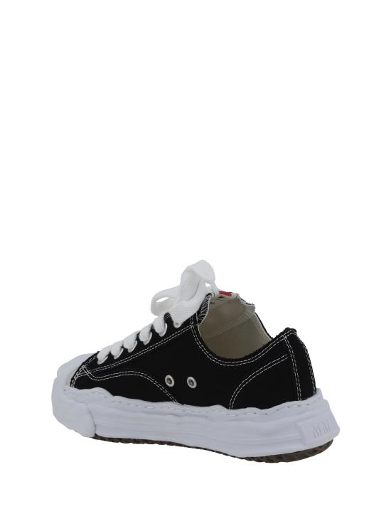 26SS 메종 미하라 야스히로 행크 OG 솔 캔버스 로우탑 A05FW702 BLACK - MAISON MIHARA YASUHIRO