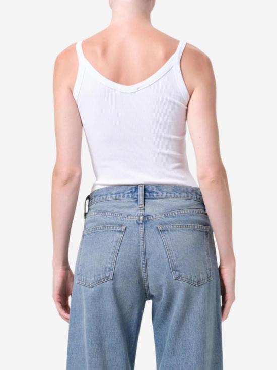  에이골디 민소매 티셔츠 아골데 조던 탱크 화이트 - AGOLDE