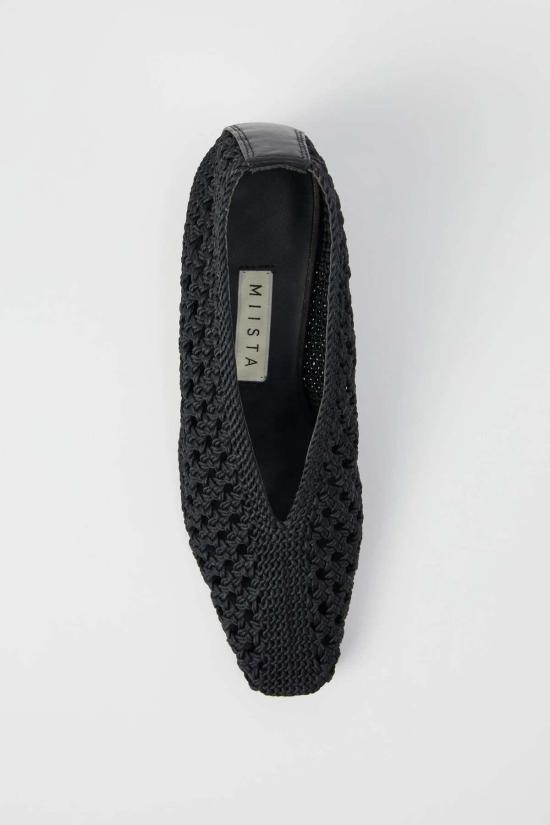  Vamp Shoes 뮬/슬리퍼 뱀프 슈즈 Miista Taissa Black - OTHER BRANDS