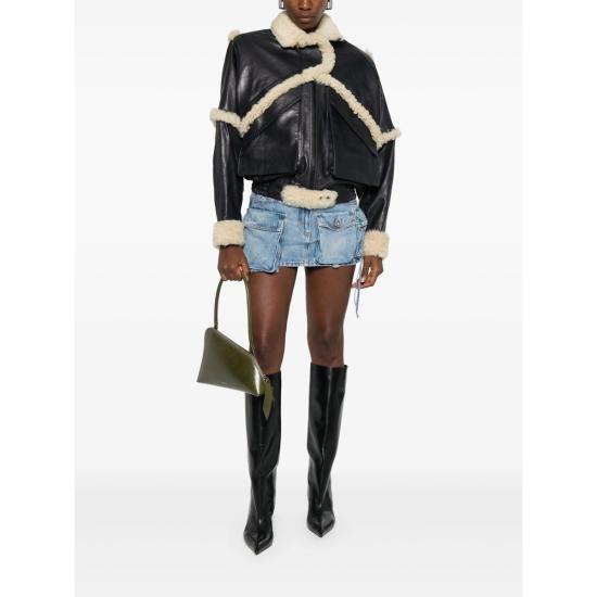 25FW 마그다뷰트림 가죽 자켓 SKORA 10 NAVY BLUE - MAGDA BUTRYM