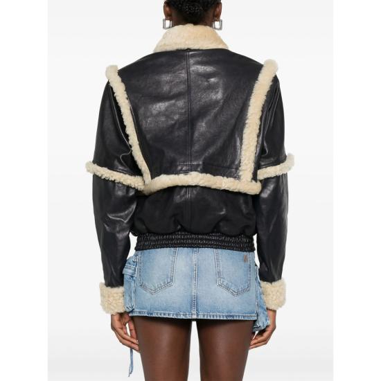 25FW 마그다뷰트림 가죽 자켓 SKORA 10 NAVY BLUE - MAGDA BUTRYM