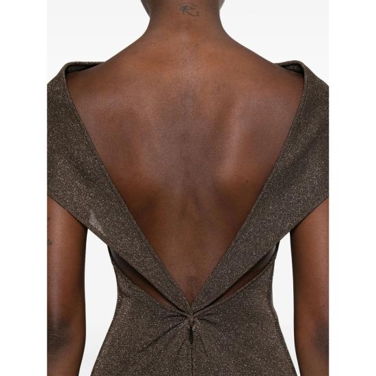 25FW 막스마라 롱 원피스 ESCHIMO 085 001 BROWN - MAX MARA