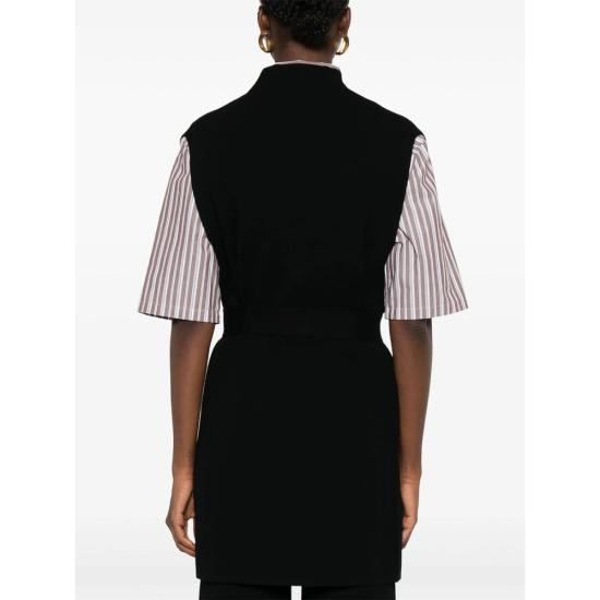 25FW 막스마라 스튜디오 숏 원피스 ABETE 031 005 BLACK - MAX MARA STUDIO