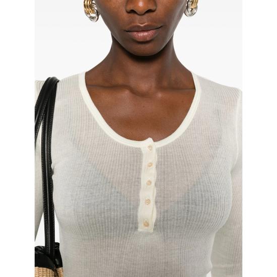 25FW 이자벨마랑 긴팔 티셔츠 C1N03I T0020FB 23EC WHITE - ISABEL MARANT