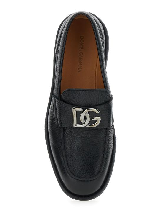 25FW 돌체앤가바나 로퍼 A50601A803480999 Black - DOLCE & GABBANA