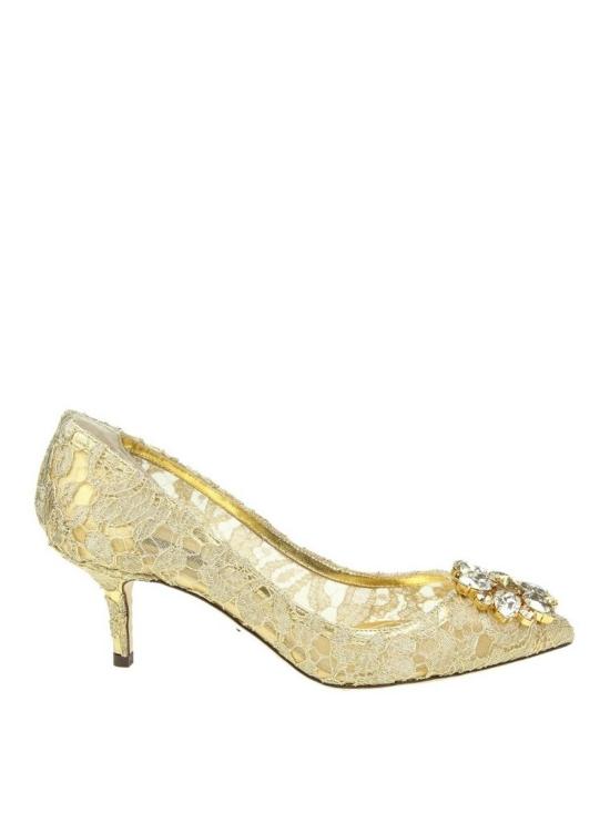 26SS 돌체앤가바나 Lurex lace rainbow 펌프스 CD0066AE63780997 Gold