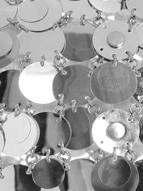 25FW 파코라반 숏 원피스 19EIJU010PS0133P040 Silver - PACO RABANNE