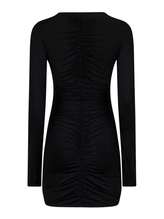  라 레베체 미디 스커트 LR24LLDBLACK - LA REVECHE