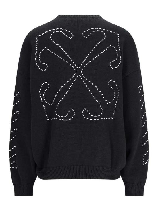  오프화이트 스웨터 OMHE191C99KNI0011061 Black - OFF WHITE
