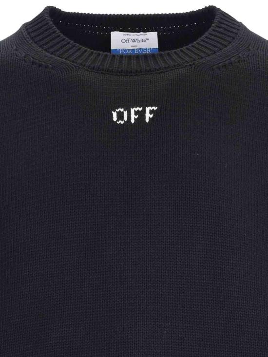  오프화이트 스웨터 OMHE191C99KNI0011061 Black - OFF WHITE