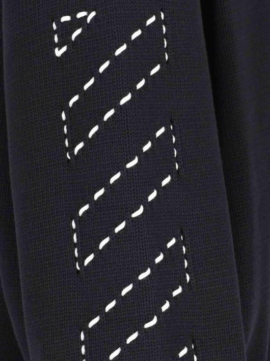  오프화이트 스웨터 OMHE191C99KNI0011061 Black - OFF WHITE