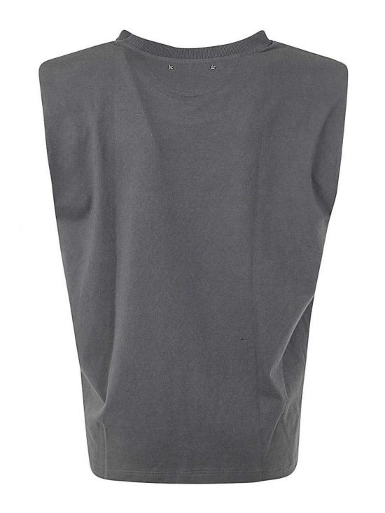  골든구스 민소매 티셔츠 GWP01449P00144660318 Grey - GOLDEN GOOSE