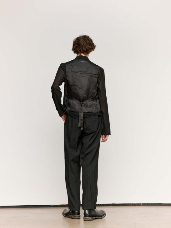  MM6 메종마르지엘라 베스트 Mm6 메종 마르지엘라 크리즈드 웨이스트코트 - MM6 MAISON MARGIELA