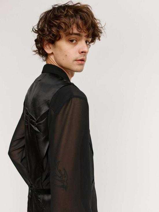  MM6 메종마르지엘라 베스트 Mm6 메종 마르지엘라 크리즈드 웨이스트코트 - MM6 MAISON MARGIELA