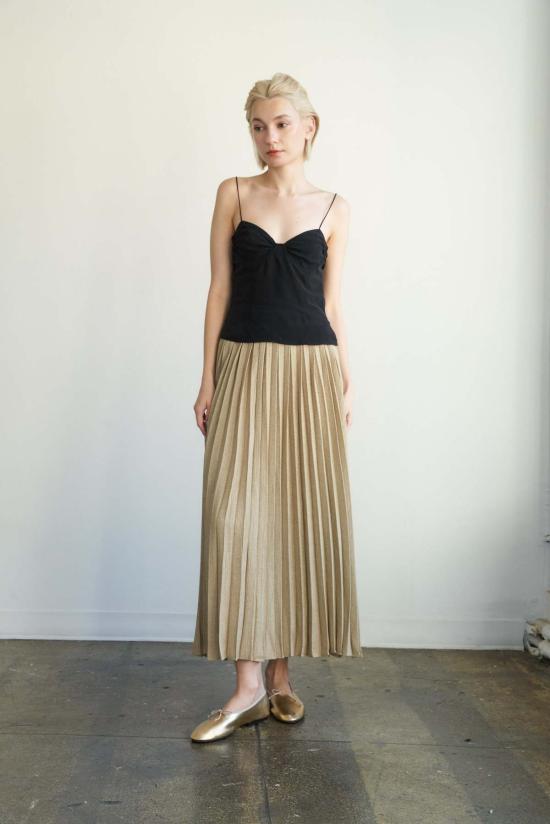  어바웃 아리안느 뮬/슬리퍼 Arianne Mila Ballet Flat Gold에 대한 정보 - ABOUT ARIANNE