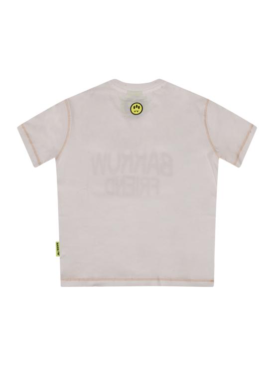 25SS [키즈] 바로우 티셔츠 S5BKJUTH048 002 White - BARROW