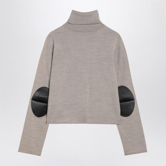 25FW MM6 메종마르지엘라 터틀넥 S52HA0296M13133 806M BEIGE - MM6 MAISON MARGIELA