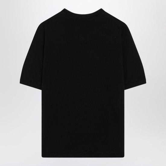 25FW 막스마라 반팔 티셔츠 GERICOCO 002 BLACK - MAX MARA