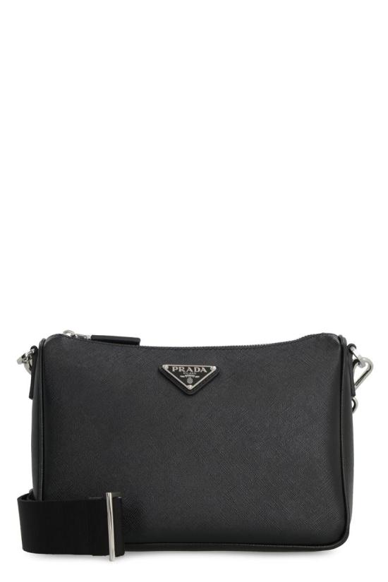  프라다 삼각로고 리나일론 앤 사피아노 레더 트래블 크로스백  2VH113VDMP9Z2 F0002 Black