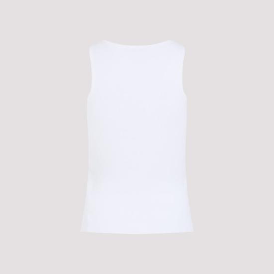 25FW 발렌시아가 민소매 티셔츠 835500 T5231 9040 WHITE - BALENCIAGA