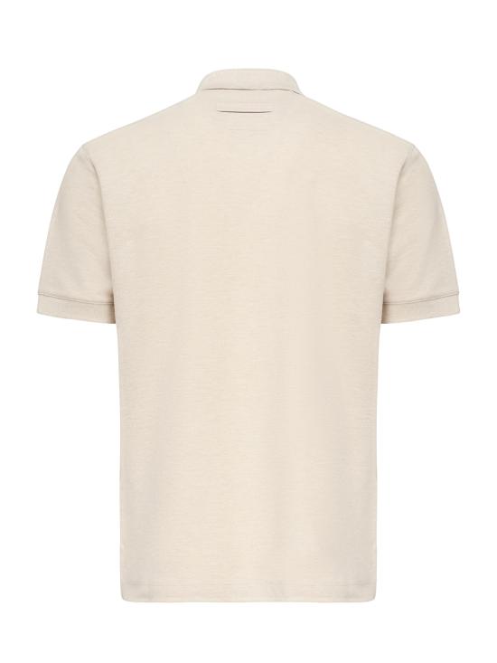 25FW 에르메네질도제냐 폴로 티셔츠 UF338A9 F708N02272 Beige - ERMENEGILDO ZEGNA