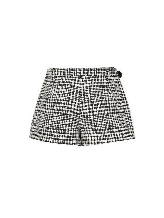 25FW 셀프 포트레이트 숏 스커트 PF25111SK BW Black - SELF PORTRAIT