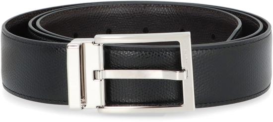 25FW 살바토레 페라가모 가죽 벨트 679301 675158 Black - SALVATORE FERRAGAMO
