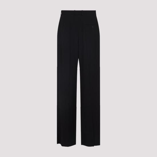 25FW 발렌시아가 스트레이트 팬츠 841107 TRT01 1000 Black - BALENCIAGA