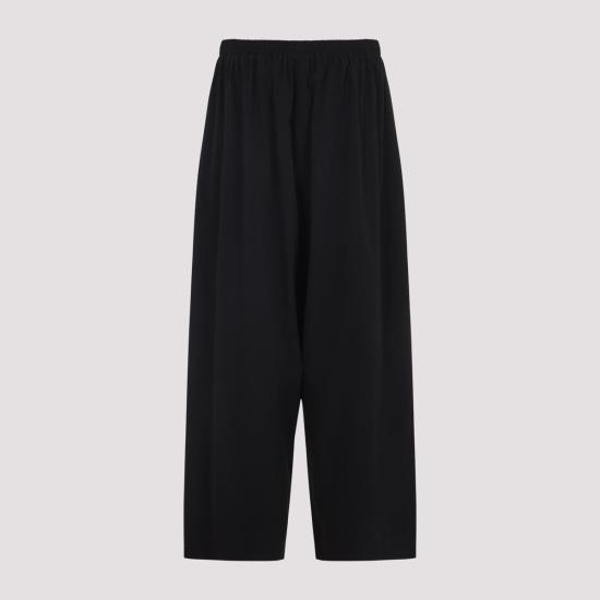 25FW 발렌시아가 스트레이트 팬츠 839263 TRO31 1000 Black - BALENCIAGA